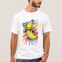 Lustige Banane schwingt Baseball Lustige Drip-Mask