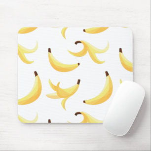Lustige Banane Wortspiel Party Muster farbenfroh - Mousepad