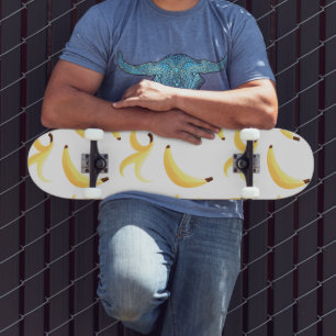 Lustige Banane Wortspiel Party Muster farbenfroh - Skateboard