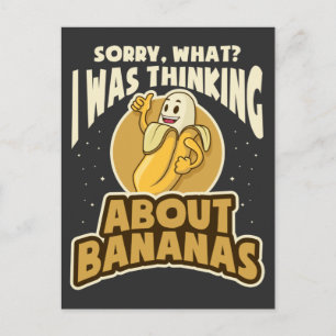 Lustige Banane Zitat Frucht Vegan Vegetarisch Humo Postkarte