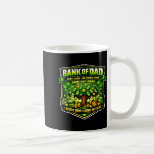 Lustige Bank des Vaters Schnellgeld Kreditcheck Va Kaffeetasse