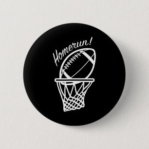 Lustige Baseball Football Basketball Sport Neuheit Button
