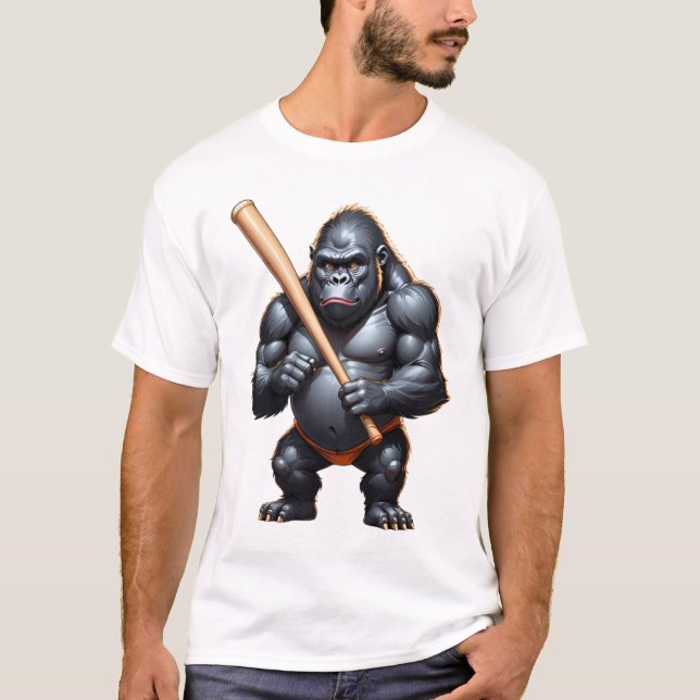 lustige Baseball-Grafik zu Shirts (Vorderseite)