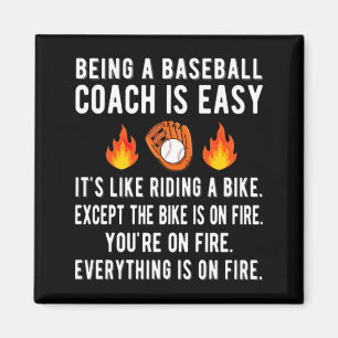 Lustige Baseball-Trainer-Geschenke Baseball-Traini Magnet