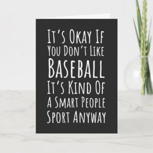 Lustige Baseballkarten Sportler Für Ihn Humor Karte