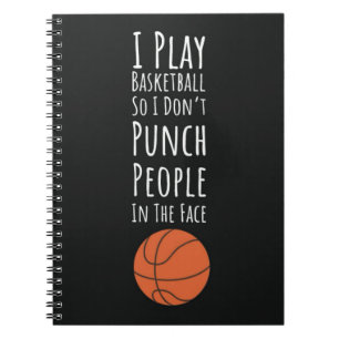 Lustige Basketball-Geschenke Humor Spieler Sports Notizblock