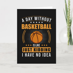 Lustige Basketball-Sprüche Karte