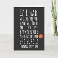 Lustige Basketballkarten für ihn Teenager Jungen M