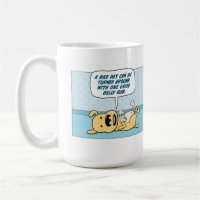 Lustige Bauch-Unebenheits-Hundekaffee-Tasse