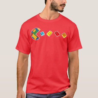Lustige Bausteine Gamer Master Builder Ziegel L T-Shirt