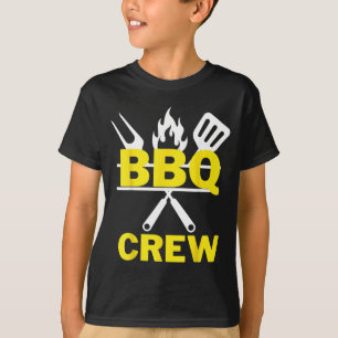 Lustige BBQ-CREW Grillkoch Kochtrupp Kochen T-Shirt