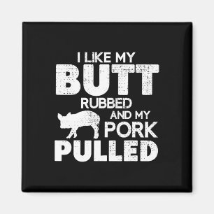 Lustige Bbq-Grill-Zitat Schwein Pulled Pork Bbq-Gr Magnet