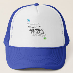 Lustige Belarus Беларусь Kornblumen-Mütze Truckerkappe