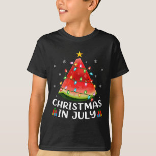 Lustige Beleuchtung Wassermelone Weihnachtsbaum So T-Shirt