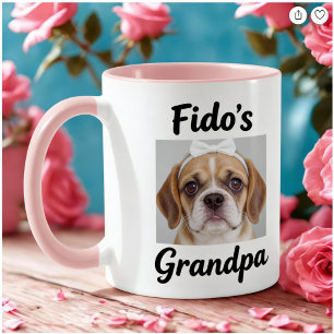 Lustige benutzerdefinierte Hundefoto-Tasse Tasse