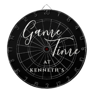 Lustige benutzerdefinierte minimalistische schwarz dartscheibe