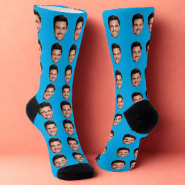 Lustige benutzerdefinierte Socken mit Ihrem Foto