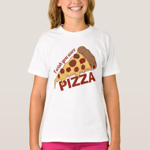 Lustige benutzerdefinierte Text PIZZA-Shirts und J T-Shirt