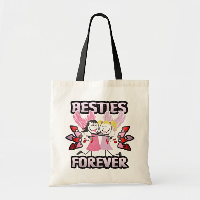 Lustige BESTE FREUNDIN beste Freunde für immer Tragetasche (Vorne)
