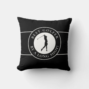 Lustige beste Golfspielerin für sie einzigartige S Kissen