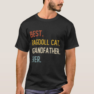 Lustige beste Ragdoll-Katze Großvater jemals T-Shi T-Shirt