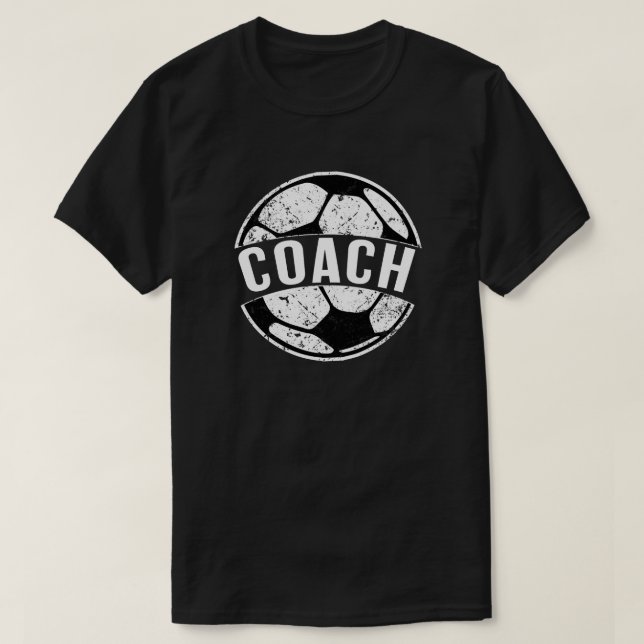 Lustige beunruhigte Fußball-Trainer-Shirtmänner T-Shirt (Design vorne)
