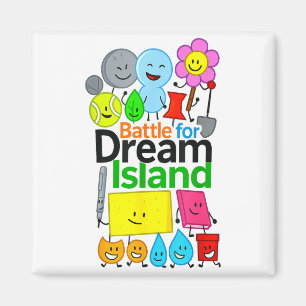 Lustige Bfdi-Grafiken für Kids Battle For Dream Magnet