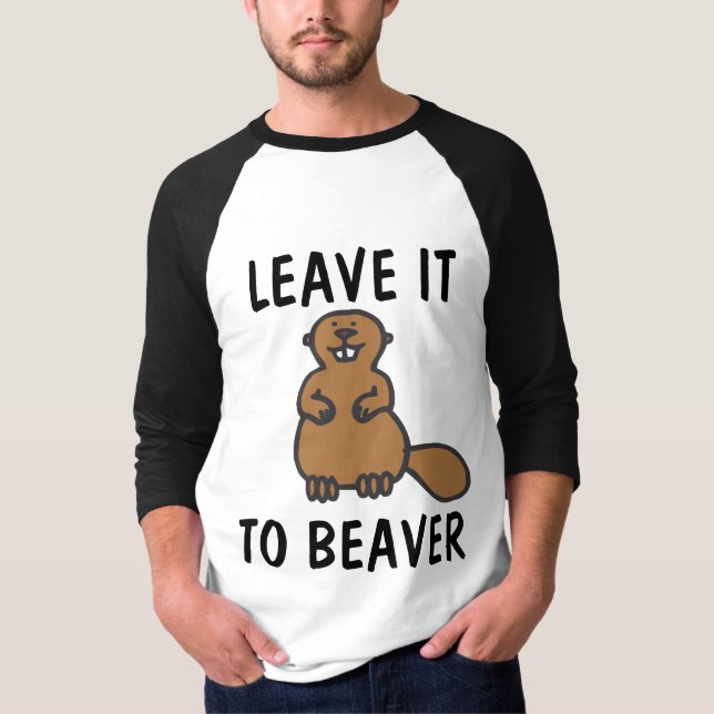 LUSTIGE BIBER T-SHIRTS (Vorderseite)