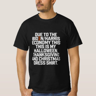 Lustige Biden Harris Wirtschaft Weihnachten T-Shirt