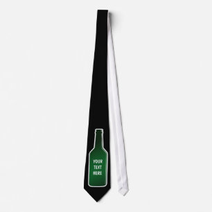 Lustige Bierflasche-Hals-Krawatte für Krawatte