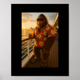 Lustige Bigfoot-Kreuzfahrt  Poster