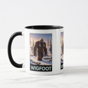 Lustige Bigfoot-Parodie-Tasse Tasse