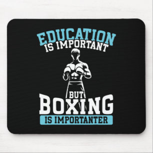 Lustige Bildung ist wichtig, aber Boxen  Mousepad