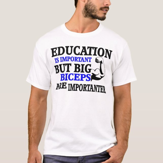 Lustige Bildung T-Shirt (Vorderseite)