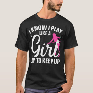 Lustige Billard-Kunst für Frauen Mädchen 8 Ball Li T-Shirt