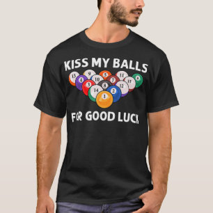 Lustige Billard-Kunst für Jungen Billardliebhaber T-Shirt