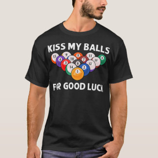 Lustige Billard-Kunst für Männer, Jungen, Billardl T-Shirt