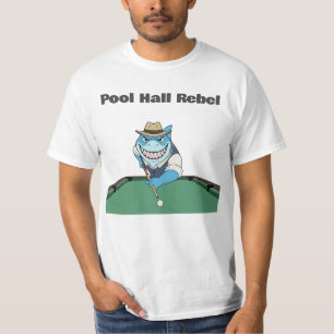 Lustige Billard Pool Hall Rebellen Maskuline Männe T-Shirt