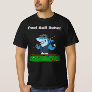 Lustige Billard Pool Hall Rebellen T-Shirt
