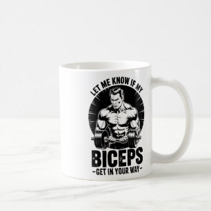Lustige Bizeps Fitness Bodybuilding Gewichtheben Kaffeetasse
