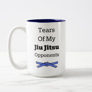 Lustige BJJ-Geschenkidee Jiu-Jitsu-Beförderungsmot Zweifarbige Tasse
