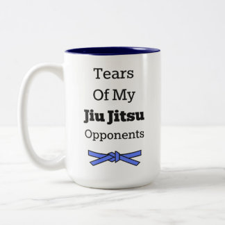 Lustige BJJ-Geschenkidee Jiu-Jitsu-Beförderungsmot Zweifarbige Tasse