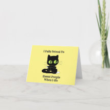 Lustige Black Cat Zitate - Halloween