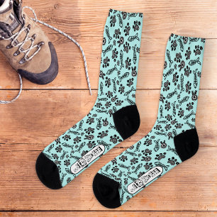 Lustige Blaue Niedliche Kawaii Katzenliebhaber Socken