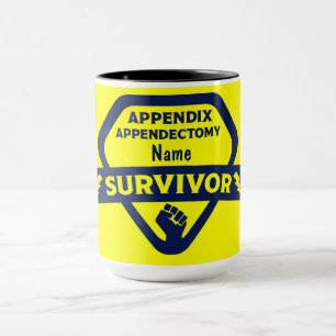 Lustige Blinddarm-Entfernungschirurgie Appendektom Tasse