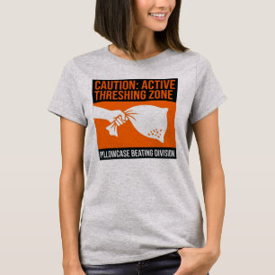 Lustige Bohnen Dresch Kissenbezug Schlagen Garten  T-Shirt