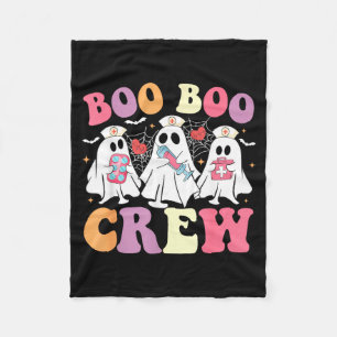 Lustige Boo Boo Crew Halloween-Kostüm Krankenschwe Fleecedecke