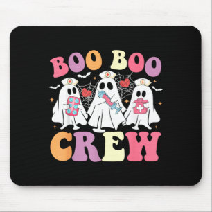 Lustige Boo Boo Crew Halloween-Kostüm Krankenschwe Mousepad