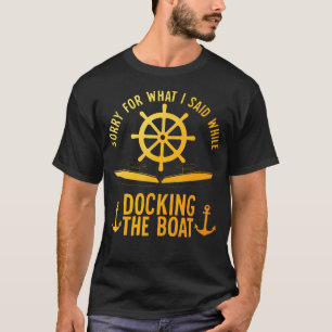 Lustige Boots-Kunst Für Männer Frauen Pontoon Boa T-Shirt