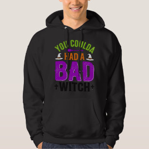 Lustige Böse Hexe Halloween Zitat Vektor Design_1 Hoodie